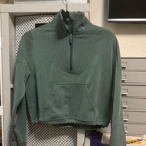 lululemon athletica Sage Green Half-Zip Utility Pullover